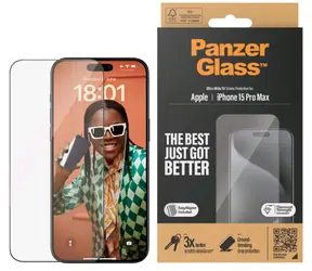 PanzerGlass UWF Schutzglas für Apple iPhone 15 Pro Max