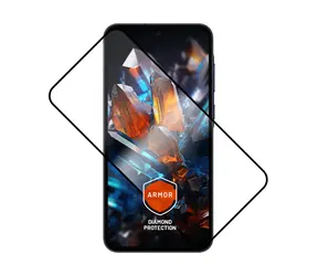 FIXED Armor Premium gehärtetes Schutzglas für Samsung Galaxy A55 5G schwarz