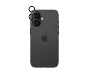 Epico Aluminium Lens Protector Kameraschutzglas für Apple iPhone 16/16 PLUS schwarz