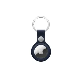 Apple Schlüsselanhänger aus FineWoven-Stoff auf AirTag - dunkelblau