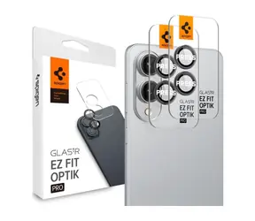Spigen Glass tR EZ Fit Optik Pro HD Panzerglas für Samsung Galaxy S25 Edge 2 Stück schwarz