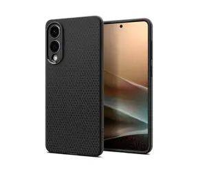 Spigen Liquid Air Schutzhülle für Samsung Galaxy S25 Edge mattschwarz