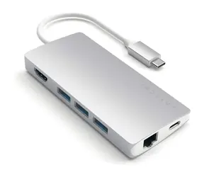 Satechi USB-C Multiport V2 Hub silber