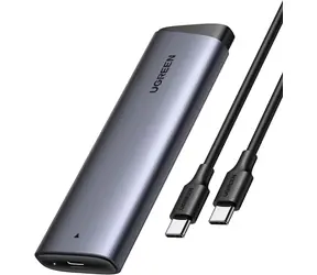 Ugreen CM767 externes Gehäuse für SSD M.2 NVMe grau