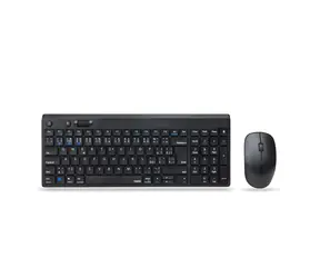 Ausgepackt - Rapoo 8050T Multi-Mode schwarzes kabelloses Tastatur- und Maus-Set