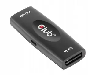 Ausgepackt - Club3D CAC-1007 aktiver DisplayPort 1.4 Buchse/Buchse Adapter schwarz