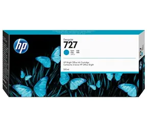 HP F9J76A originální cartridge 727 modrá