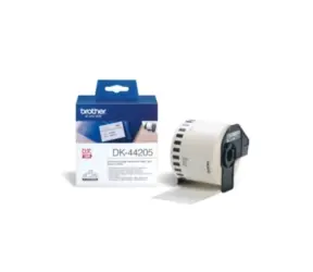 Brother - DK 44205 (Papierrolle weiß 62 mm x 30,48 m) - leicht abnehmbar
