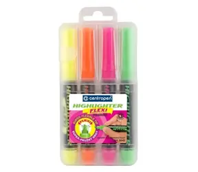 Centropen Textmarker Flexi Neon 4 Stk