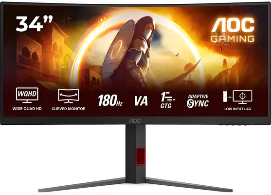 34" AOC CU34G4 Schwarz