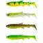 Savage Gear 3D Whitefish Shad Dark Water Mix / Gummiköder / 9 cm / 7 g / 4 Stück