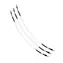 Nytro Feedergum Link 10 cm / Fertiges Vorfach / Feedergummi 0,8 mm / 3 Stück