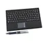 Keysonic ACK-540U+ (US) schwarz / Mini-Tastatur / Touchpad / USB