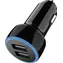 2GO schwarz / Autoladegerät / 2x USB-A / 12 W / 2,4 A