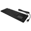 Keysonic KSK-6231 INEL(FR) schwarz / Industrietastatur / Touchpad / IP68 / 98 Tasten / USB / FR