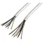 Xavax weiß / Anschlusskabel für Elektroherd / H05VV-F 5×2,5 mm / 2,5 m