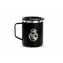 Runbott Real Madrid Schwarz / Thermosbecher / 400 ml / Edelstahl