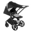 Jané Universal Sonnenschutz schwarz / Sonnenschutz für Kinderwagen / UPF 50+