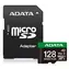 ADATA Speed PLUS microSDXC 128 GB + Adapter / Speicherkarte / UHS-I U3 V30 A2 / R: 180 MB/s / Schreiben: 160 MB/s