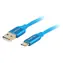 Lanberg CA-USBO-22CU-0010-BL blau / Kabel USB-A auf USB-C / 1 m / USB 2.0