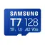 Samsung T7 128 GB blau / Micro SDXC / UHS-I U3 / V30 / A2 / Lesegeschwindigkeit: 170 MB/s