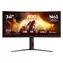 34" AOC CU34G4Z Schwarz / Monitor / Schnelles VA-Panel / 3440 x 1440 / 21:9 / 240 Hz / 0,3 ms / 2 x HDMI 2.1 + DP / VESA / FreeSync
