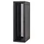 Triton 19"-Rack-Schrank, schwarz / 22 HE / 600 x 600 mm / Glastür / vollständige Rückwandabdeckung
