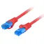 Lanberg S/FTP CAT6A 1m rot / Patchkabel / RJ45-RJ45 / LSZH