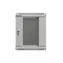 Lanberg WF11-3306-10S grau / Wandregal / 10" / 6 HE / 300 × 300 mm / Glastür / flach verpackt