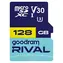 Goodram RIVAL M3AA microSDXC 128GB + SD-Adapter / Klasse 10 / UHS-I U3 / V30 / R: 100 MB/s / Schreiben: 70 MB/s