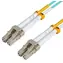 MicroConnect LC-LC / Optisches Patchkabel / OM3 / 50 m