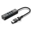 MicroConnect Premium USB 3.2 Gen 1 Hub / USB-Hub / 4x USB-A 3.2 Gen 1 / 5 Gbit/s / Kabellänge 0,3 m
