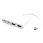 eSTUFF USB-C Hub weiß / 2 x USB 3.2 Typ-A / 2 x USB-C / 4 Anschlüsse