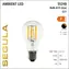 SEGULA LED-Lampe 6,5 W (51 W) klar / LED-Lampe / E27 / 650 lm / 2000-2700 K / dimmbar