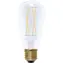 SEGULA LED-Lampe im rustikalen, Long Stil, 5 W (35 W), klar / Glühbirne / E27 / 400 lm / 2200 K / dimmbar / CRI 90