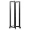 Lanberg OR01-6842-B schwarz / Offenes Rack / 19" / 42 HE / Breite 600 mm / Tiefe 800 mm