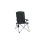 Outwell Campo Relaxsessel schwarz / Camping-Klappstuhl mit Liegefunktion