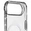 Transparente Schutzhülle mit White Diamonds und MagSafe-Glitzer für Apple iPhone Air / MagSafe