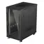 Lanberg 22U 19" schwarz / Rack-Schrank / 600 x 1000 mm / Flach verpackt / Glastür