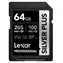 Lexar Professional SILVER PLUS SDXC 64 GB / Lesen: 205 MB/s / Schreiben: 100 MB/s / UHS-I / V30