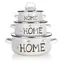 BANQUET Home Kollektion / Geschirrset / emailliert / 6-teilig