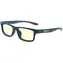 Gunnar Cruz Kinderbrille, klein (4-8), türkis / Gaming-Brille / bernsteinfarbene Gläser / BLF 65 / Natürlicher Fokus