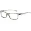Gunnar VERTEX READER Graue Kristallbrille / Büro-/Gaming-Brille / klare Gläser / BLF 35 / Dioptrien +1,5