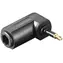 PremiumCord TOS / Optischer Adapter / Mini-Toslink M auf Toslink F / abgewinkelt 90°