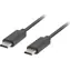 Lanberg CA-CMCM-10CU-0005-BK schwarz / Kabel USB-C / USB-C (M) - USB-C (M) / 0,5 m