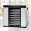 Rommelsbacher DA 1050 Edelstahl/Schwarz / Trockner / 1100 W / 35 °C - 75 °C / 10 x 39,4 x 38 cm