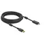 DeLock -Kabel DisplayPort (M) - HDMI (M), 7 m, schwarz / Videokabel / dreifach geschirmt / mit Verriegelungsstecker