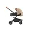 Mima Creo Babywanne schwarz / ab Geburt bis 9 kg / UV-Schutz 50+ / Verdeck / Matratze / Fußsack