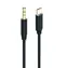 2GO 797219 Schwarz / Audiokabel / 3,5 mm / USB-C / 1 m