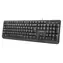 Natec Trout schwarz / Kabelgebundene Tastatur / CZ/SK-Layout / USB-A / Membran